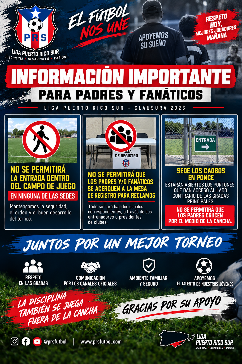 ATENCION PADRES Y FANATICOS